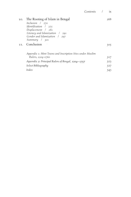 Primus Books - The Rise of Islam and the Bengal Frontier, 1204-1760 - Retail Maharaj