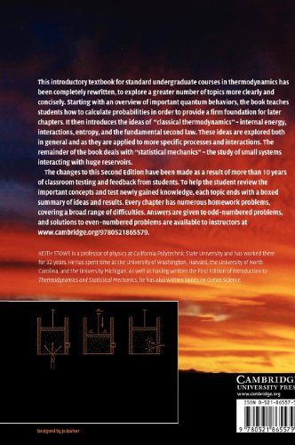 An Introduction to Thermodynamics And Statistical Mechanics