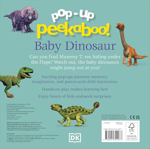 Pop-Up Peekaboo! Baby Dinosaur - Retail Maharaj