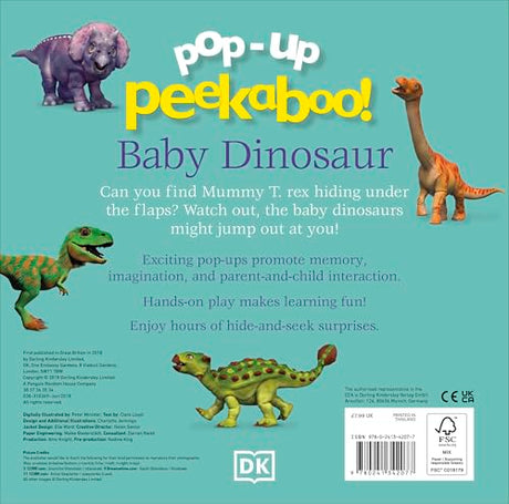 Pop-Up Peekaboo! Baby Dinosaur - Retail Maharaj