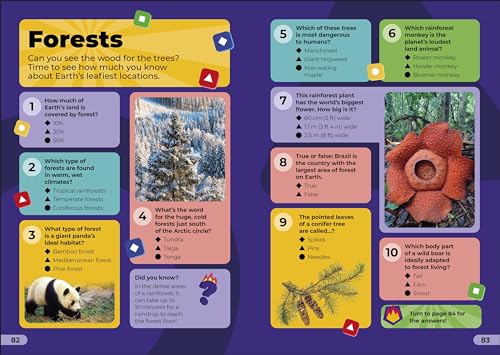 Kahoot! Quiz Time Earth: 250 Trivia Questions (with QR Codes Inside for 150 Interactive Bonus Questions) – Educational Kids Quiz Book