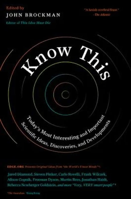 Know this: Today's Most Interesting and Important Scientific Ideas, Discoveries, and Developments (Edge Question Series) - Retail Maharaj