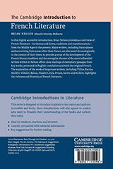 The Cambridge Introduction to French Literature (Cambridge Introductions to Literature)