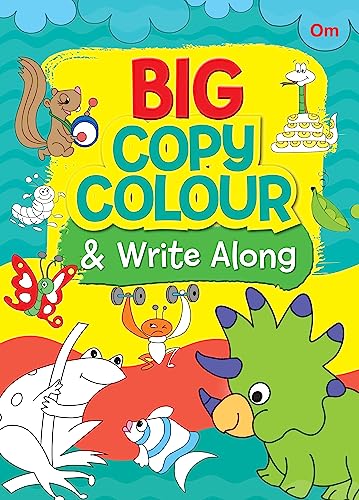 Colouring book: Big Copy Colour &amp; Write Along (Colouring book for kids)