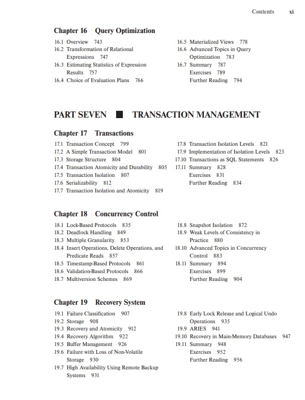 Database System Concepts | 7th Edition | Abraham Silberschatz, Henry F