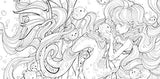 Pop Manga Mermaids and Other Sea Creatures: A Coloring Book