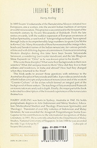 The Laughing Swamis: Australian Sannyasin Disciples Of Swami Satyananda Saraswati And Osho Rajneesh (Buddhist Tradition S.) - Retail Maharaj