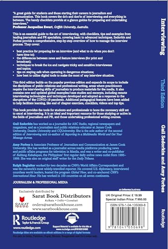 Interviewing:A Guide for Journalists and Professional Writers - Retail Maharaj