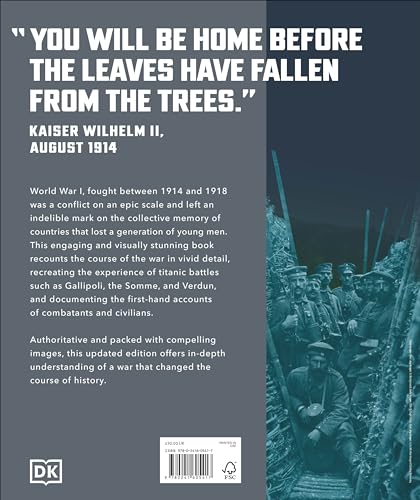 World War I: The Definitive Visual History (DK Definitive Visual Histories) - Retail Maharaj
