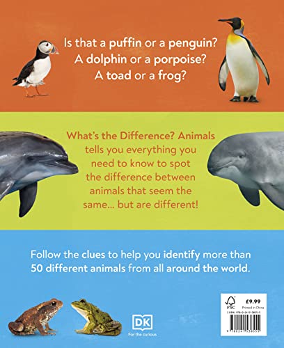 What's the Difference? Animals: Spot the difference in the animal kingdom!
