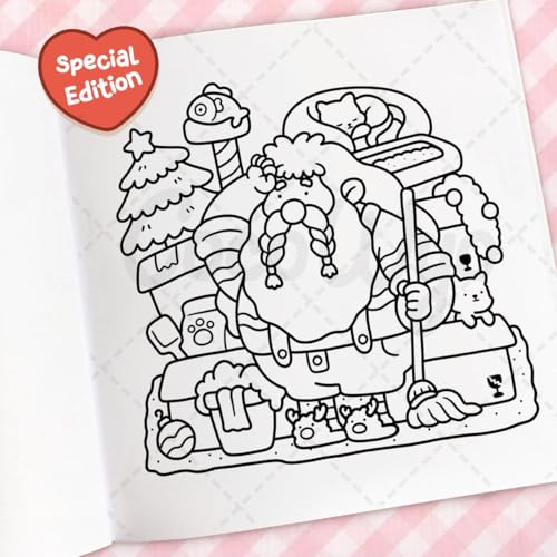Cozy Christmas: The Cute and Relaxing Festive Colouring Book for Kids and Adults (Coco Wyo)