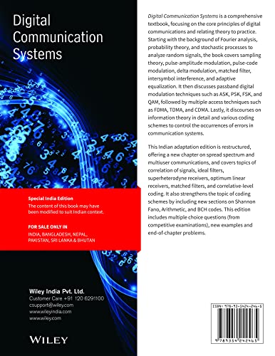 Digital Communication Systems, An Indian Adaptation | IM | e