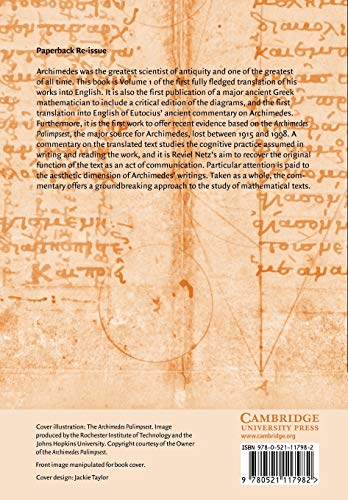 The Works of Archimedes: The Two Books on the Sphere and the Cylinder: Translation and Commentary (1)