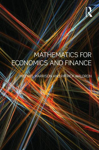 Mathematics for Economics and Finance - Retail Maharaj