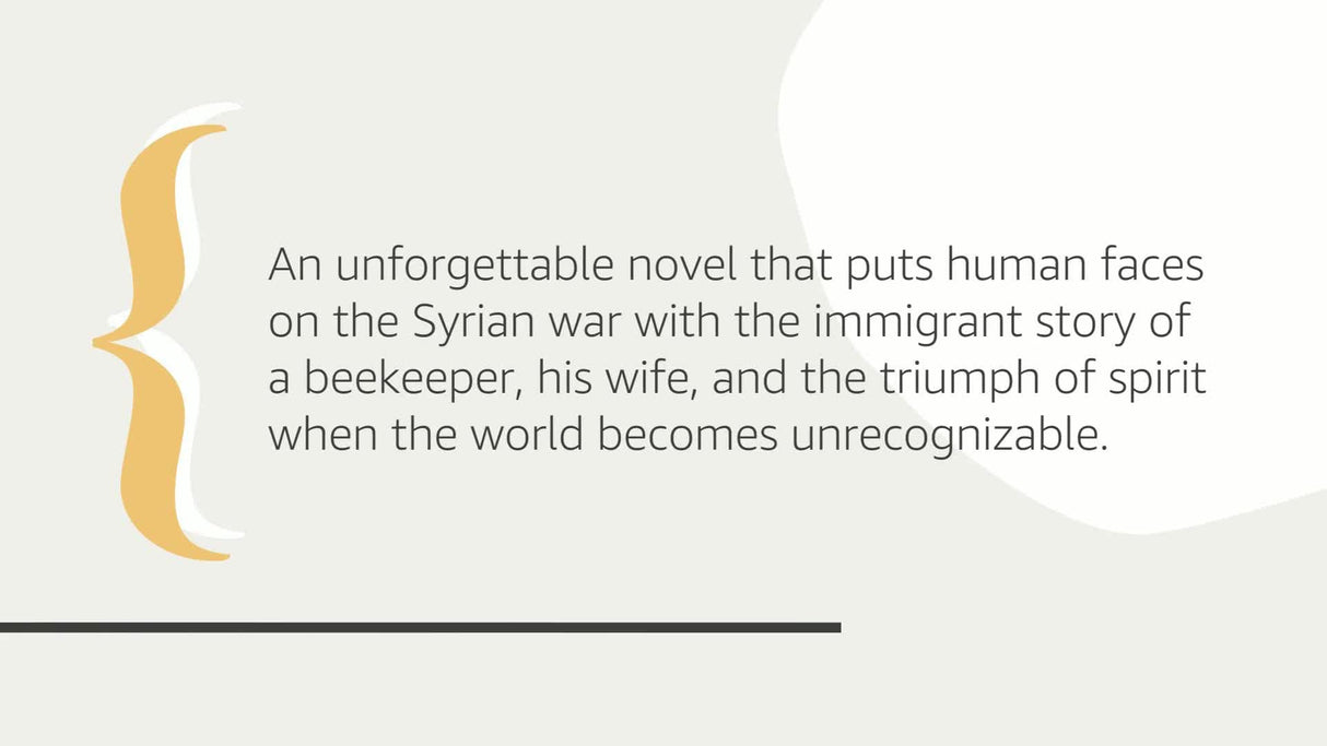 The Beekeeper of Aleppo: A Novel