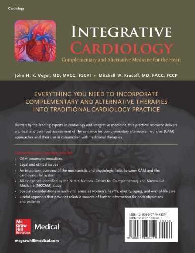 Integrative Cardiology: Complementary and Alternative Medicine for the Heart: Complementary and Alternative Medicine for the Heart (A & L LANGE SERIES)