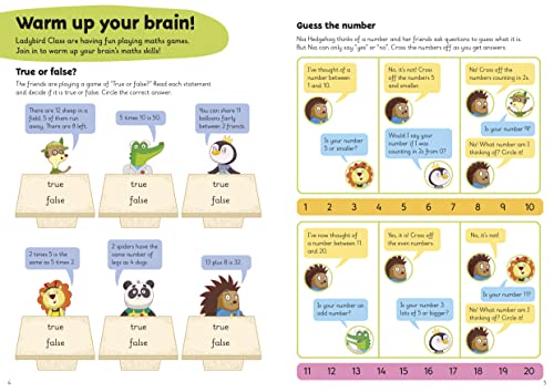 Mental Maths: A Learn with Ladybird Activity Book 5-7 years: Ideal for home learning (KS1)