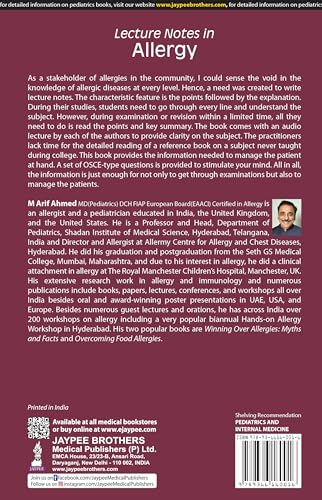 LECTURE NOTES IN ALLERGY