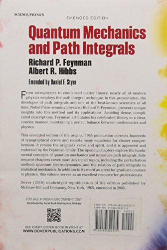 Quantum Mechanics And Path Integrals Pb - Retail Maharaj