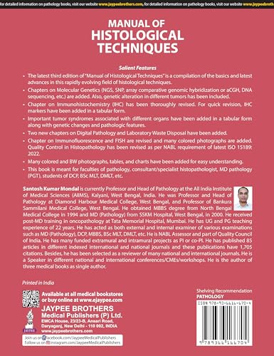 MANUAL OF HISTOLOGICAL TECHNIQUES