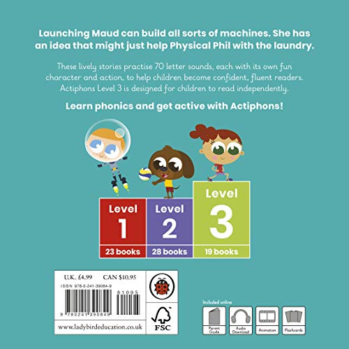 Actiphons Level 3 Book 13 Launching Maud: Learn phonics and get active with Actiphons!
