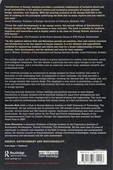 Introduction to Energy Analysis - Retail Maharaj