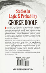 Studies in Logic and Probability (Dover Books on Mathematics)