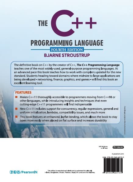C++ Programming Language, 4e - Retail Maharaj