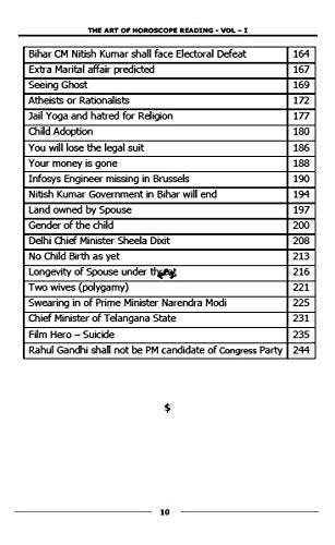 The Art of Horoscope Reading (Volume 1) [English] - Retail Maharaj