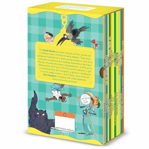 Get Hooked: The Hook Books Box Set: Funny, Illustrated Books Set in Different Parts of India | Ages 5+ - Retail Maharaj