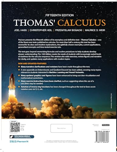 Thomas' Calculus 15th Edition - Retail Maharaj