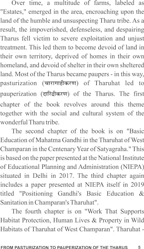 FROM PASTURIZATION TO PAUPERIZATION OF THE THARUS