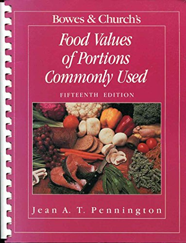 Food Values of Portions Commonly Used