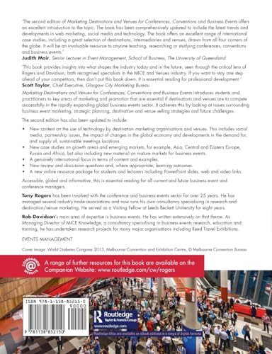 Marketing Destinations and Venues for Conferences, Conventions and Business Events (Events Management) - Retail Maharaj