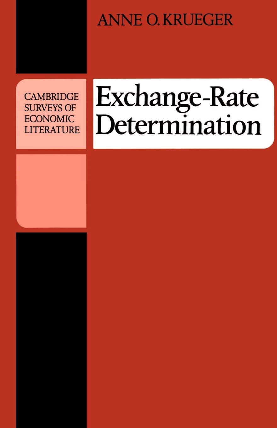 Exchange-Rate Determination (Cambridge Surveys of Economic Literature)