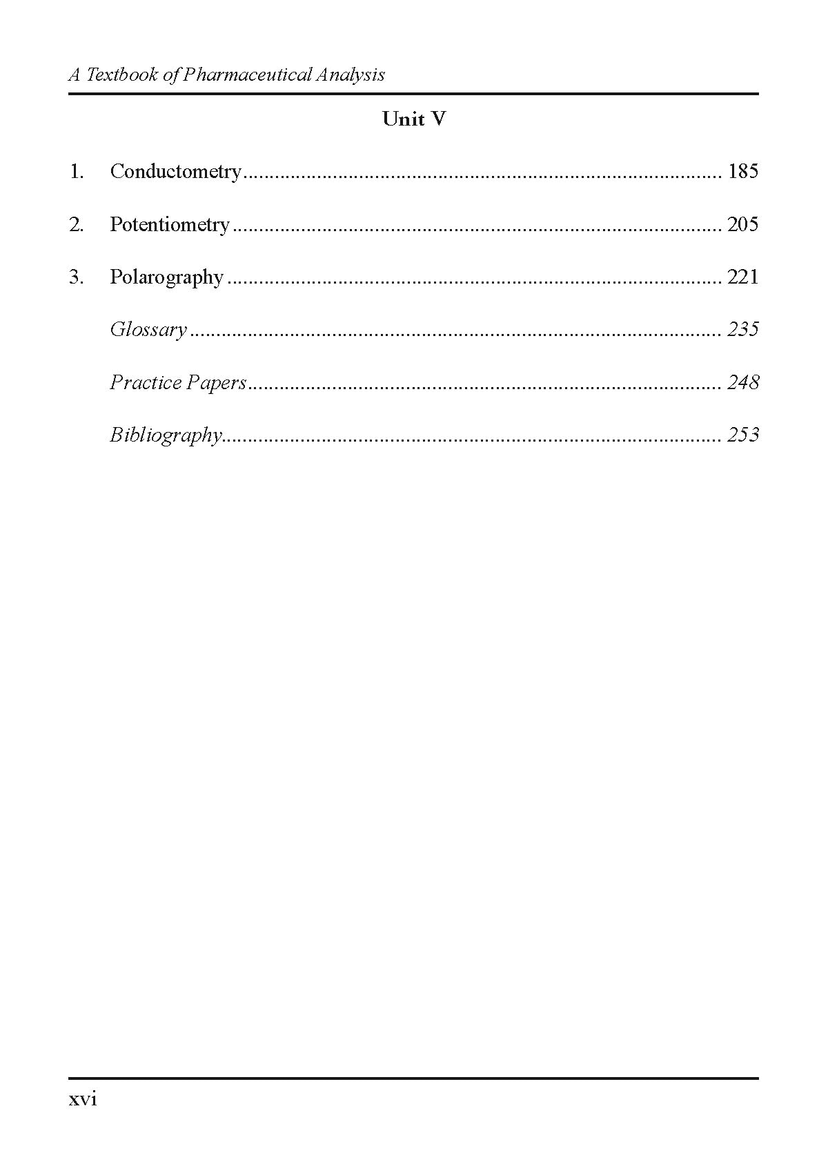 A Textbook of Pharmaceutical Analysis- For First Year B. Pharm Semester - I