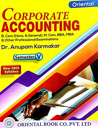 Corporate Accounting Semester-V (B.com-Hons & Generel/ M.com/BBA/MBA & Other Professional Examinations (English Version) - Retail Maharaj