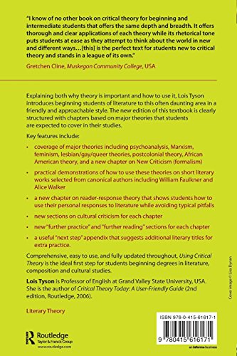 Using Critical Theory: How to Read and Write About Literature