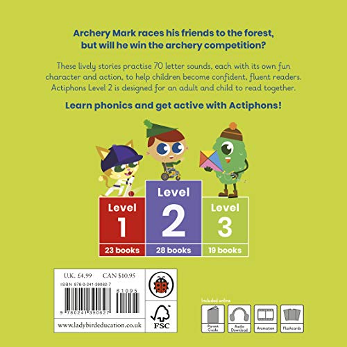 Actiphons Level 2 Book 20 Archery Mark: Learn phonics and get active with Actiphons!