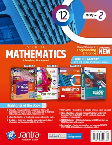 ESSENTIAL MATHEMATICS- Class XII (Part 1 & 2) - Retail Maharaj