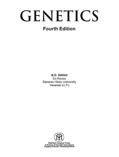 Gentetics 4Ed (Pb 2023) - Retail Maharaj