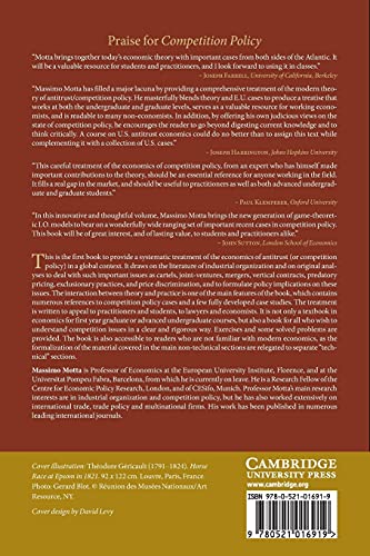 Competition Policy: Theory and Practice