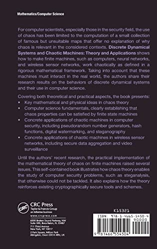 Discrete Dynamical Systems and Chaotic Machines: Theory and Applications: 20 (Chapman & Hall/CRC Numerical Analysis and Scientific Computing Series) [Hardcover] Bahi, Jacques and Guyeux, Christophe - Retail Maharaj