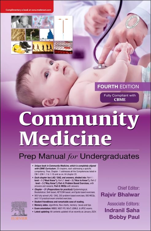 Community Medicine:Prep Manual for Undergraduates-4E