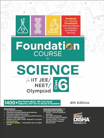 Foundation Course in Science Class 6 for IIT-JEE/ NEET/ Olympiad - 4th Edition - Retail Maharaj