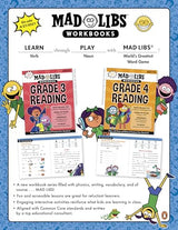 Mad Libs Workbook: Grade 3 Reading: Aligns with State and National Common Core Standards