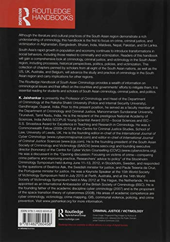 Routledge Handbook of South Asian Criminology (Routledge International Handbooks) - Retail Maharaj