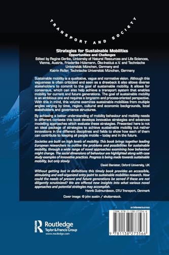 Strategies for Sustainable Mobilities: Opportunities and Challenges (Transport and Society) - Retail Maharaj