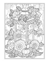 Creative Haven Autumn Charm Coloring Book