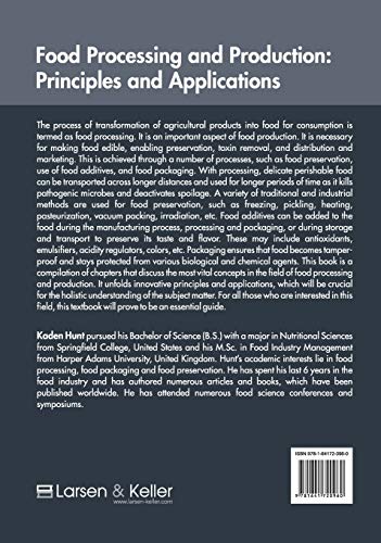 Food Processing and Production: Principles and Applications